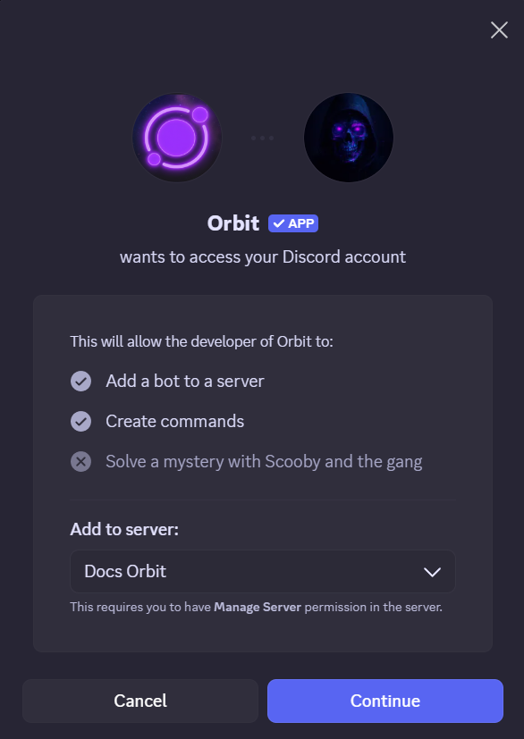 Screenshot add to server
